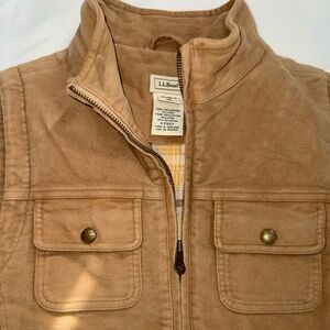 LL BEAN Suade Vest
